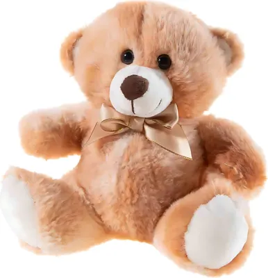 Produktbild von HEUNEC 142374 Teddy Bär Braun 20cm Kuscheltier Teddybär Schleife weichgefüllt