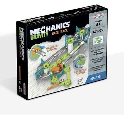 Produktbild von Geomag Mechanics Gravity RE Race Track, Neodym-Magnet-Spielzeug, 8 Jahr(e), Grün, Silber