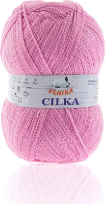 Produktbild von 100g Strickgarn CILKA by VLNIKA Klassikgarn Strickwolle Häkelgarn Sommergarn