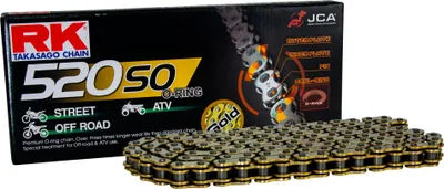Immagine prodotto di Catena RK "GB520SO" 5/8 x 1/4, catena con O-ring, 116 maglie, C