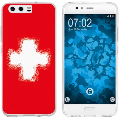 Produktbild von PhoneNatic Case kompatibel mit Huawei P10 Plus Silikon-Hülle WM Schweiz M10