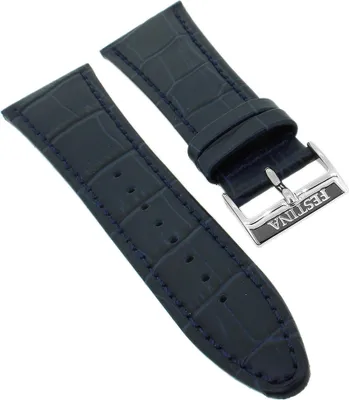 Produktbild von Festina > Uhrenarmband 23mm blaues Lederband Krokoprägung > F20464