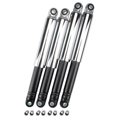 Obrázek produktu pro Sada pro snížení tlumiče černá/chrom 290 mm + 310 mm pro Simson Schwalbe KR51 Star