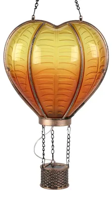 Productafbeelding van Clayre & Eef Decoratie: Hottelballon, oranje, kunststof