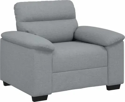Immagine prodotto di vidaXL Poltrona Grigio chiaro 100x81x84 cm Tessuto