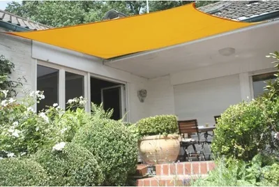 Obrázok produktu pre Tieniaca plachta PES 280 g/m², žltá 350x550 cm