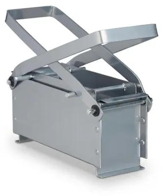 Produktbild von Relaxdays Papierbrikettpresse, Papierpresse für Briketts, manuell, Altpapier pressen, HBT: 24x30x12,5 cm, Stahl, silber