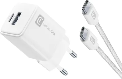 Zdjęcie produktu dla Cellularline 8018080480461, Wewnętrzna, Prąd przemienny, 1 m, Biały