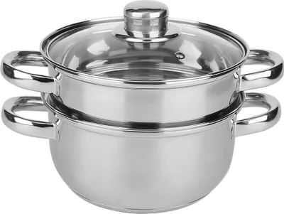 Zdjęcie produktu dla Garnek Nierdzewny Do Gotowania Na Parze Divapore 18Cm 3El