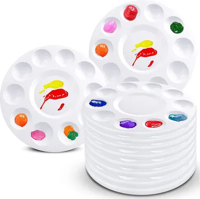 Produktbild von 12-teilige Farbpaletten, perfekt für Kunstprojekte von Kindern zu Hause