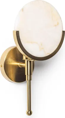 Produktbild von Wandleuchte aus Metall und Glas Frome Gold