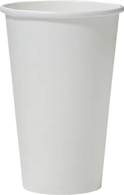 Produktbild von 50 Pappbecher weiß 400 ml Trinkbecher 0,4 l