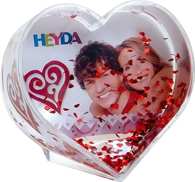 Produktbild von HEYDA Schneekugel "Flitterherz"