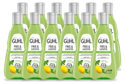 Produktbild von 12 x Guhl Shampoo Fris & Luchtig - 250 ml - Vorteilspackung - 12 Stücke