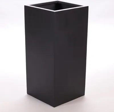 Produktbild von Elegant Einrichten | Pflanzkübel | Fiberglas | säule | 38x38x70cm | elegant schwarz-matt