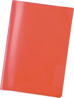 Produktbild von Heftschoner A5 PP transparent/rot Packung mit 25 Stück