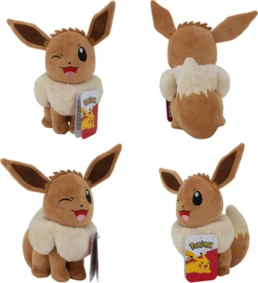 Produktbild von Jazwares PKW3079 - Pokémon - 20cm Plüsch - Evoli #2