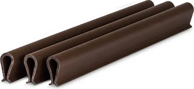 Produktbild von FORTENA Befestigungsclips Abschlussclips 10 Stück, Befestigungsschienen für Zaunlatten, Höhe 19 cm, Clips für Sichtschutzleisten