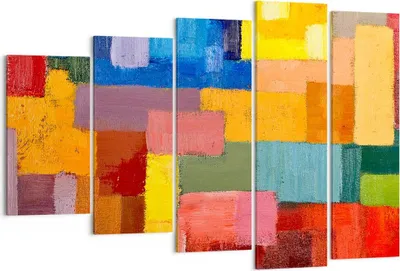 Produktbild von Bild auf Leinwand - Leinwandbild - Abstraktion modern - 150x100cm - Wand Bild - Wanddeko - Leinwanddruck - Bilder - Kunstdruck - Wanddekoration - Leinwand bilder - Wandkunst - EG150x100-3703