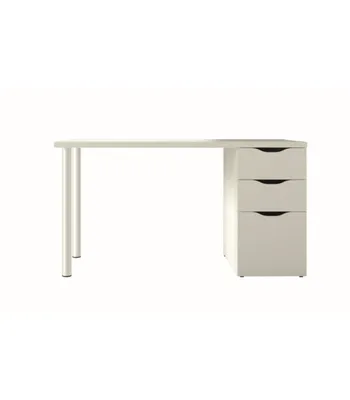 Produktbild von Schreibtisch - Weiß 60x138x74h cm