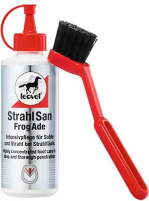 Produktbild von leovet StrahlSan mit Pinsel 200ml bei Strahlfäule
