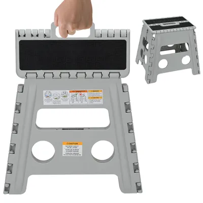 Klappbarer Tritthocker 32 cm, Kunststoff, max. 150 kg, für Küche