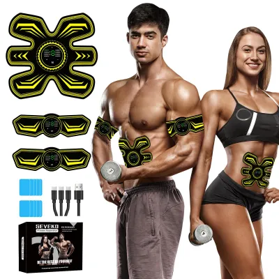 Imagen del producto de SEVEKO, entrenador de abdominales EMS, dispositivo de entrenamiento, seguro, eficaz y rápido