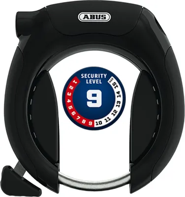 Produktbild von ABUS Rahmenschloss PRO SHIELD XPlus 5955 R - Fahrradschloss zur Befestigung am Rahmen des Fahrrads - Schlüssel nicht abziehbar bei geöffnetem Schloss - 8,5 mm - ABUS Sicherheitslevel 9 - Schwarz