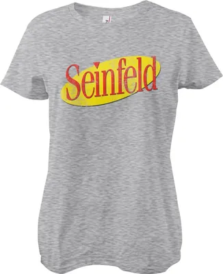 Produktbild von Seinfeld Washed Logo Girly Tee - Small - HeatherGrey