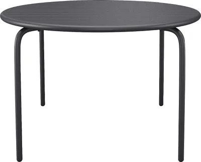 Produktbild von Runder Gartentisch aus Metall, Durchmesser 130 cm – anthrazit – MIRMANDE der Marke MYLIA