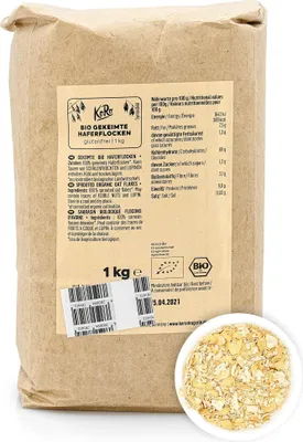 Produktbild von KoRo | GekeimteFeinblatt Haferflocken 1 kg