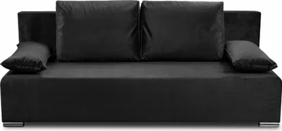 Produktbild von Ecco DELUXE Sofa mit Schlaffunktion (Schwarz)