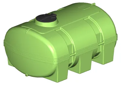 Produktbild von Wasserfass / Transportfass 3000 Liter AQUA-FLEX grün