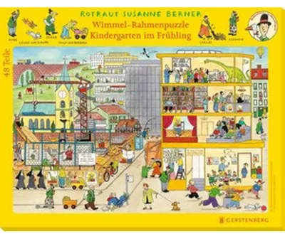 Produktbild von Wimmel-Rahmenpuzzle Frühling Motiv Kindergarten