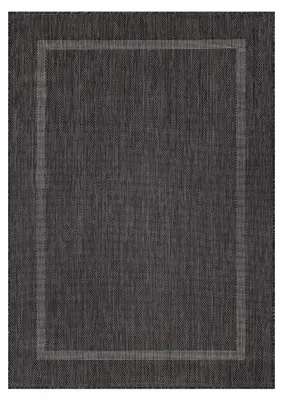 Immagine prodotto di Carpetsale24 Tappeto Interno Esterno Tessitura Piatta Look Sisal con Bordo Impermeabile per Cucina Terrazza Soggiorno, Dimensioni: 240x340 cm