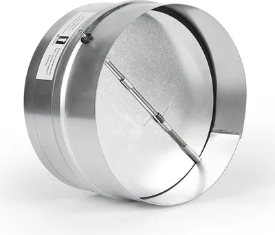 Produktbild von LALAGO Ø 150 mm Rückschlagventil mit Gummidichtung, automatisches Rückschlagventil mit Gummidichtung, Anschlussstück für Lüftungskanal und Luftauslass