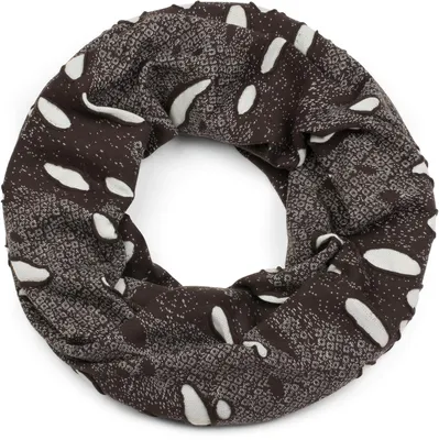 Produktbild von styleBREAKER Uni Loop Schal Destroyed used 80x37cm, Dunkelbraun