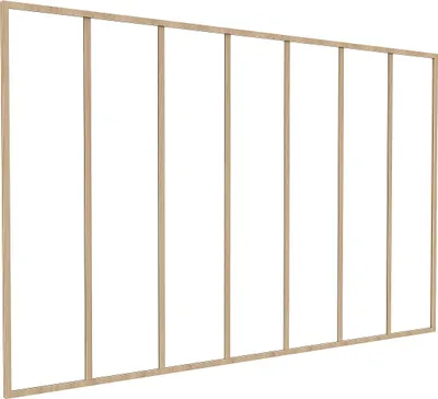 Produktbild von Verglaste Industriewand aus pulverbeschichtetem Aluminium - 210 x 130 cm - Natürliches Licht - BAYVIEW
