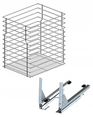 Produktbild von Rejs Cargokorb 60cm EINE Ebene mit Soft-Close Chrom