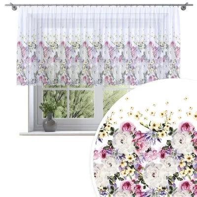 Productafbeelding van Gordijn met bandprint 010