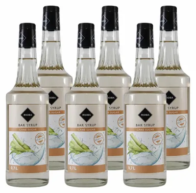 Produktbild von Rioba Cane Sugar (Rohrzucker) Syrup (6 x 0,7L)