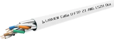 Produktbild von Lanview LVN122432, 305 m, Cat6a, U/FTP (STP), Weiß