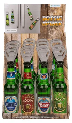 Produktbild von OOTB Metall-Flaschenöffner mit Magnet Bierflasche