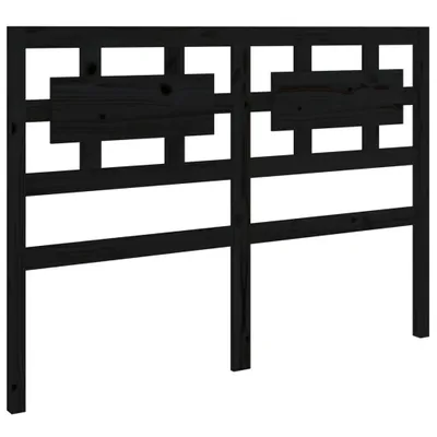 Obrázok produktu pre vidaXL Čelo postele čierne 185,5x4x100 cm Masívne borovicové drevo