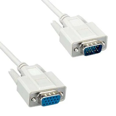 Produktbild von ViVanco™CC M1 50 VV, 5 m, VGA (D-Sub), VGA (D-Sub), Männlich, Männlich, Grau
