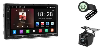 Produktbild von Autoradio, Multimedia-Unterstützung, Smartphone-Kompatibilität, kompatibel mit Ford Focus 2 3 Mk2 Mk3 2004-2011, mit Kontrollkamera