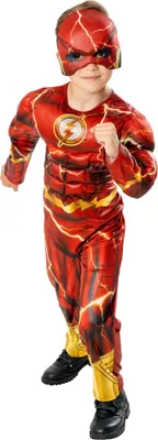 Produktbild von Flash - Kostüm - Kinder BN6080 (104) (Rot/Gold)