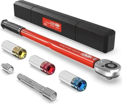 Immagine prodotto di Chiave dinamometrica da 1/2" 125 mm 30-210 Nm per auto e moto