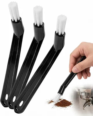 Reinigungsbürsten-Set 3-teilig für Kaffeemaschinen und Mühlen