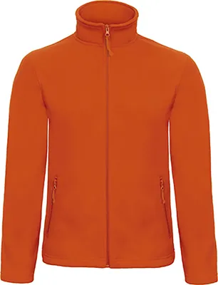 Produktbild von B&C FUI50 | Herren Microfleece Jacke Duo ID.501 - Farbe: Pumpkin Orange - Größe: M